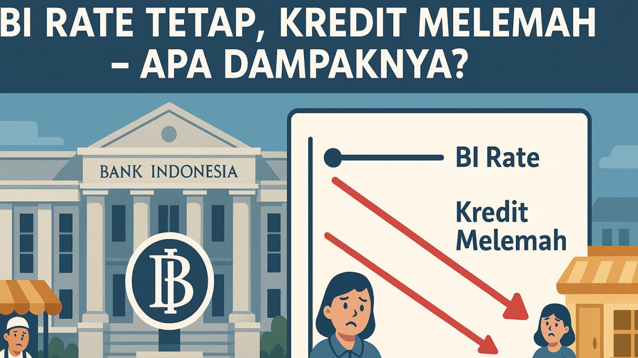 Bank Indonesia Pertahankan BI Rate 5,50%, Kredit Melemah 8,43%