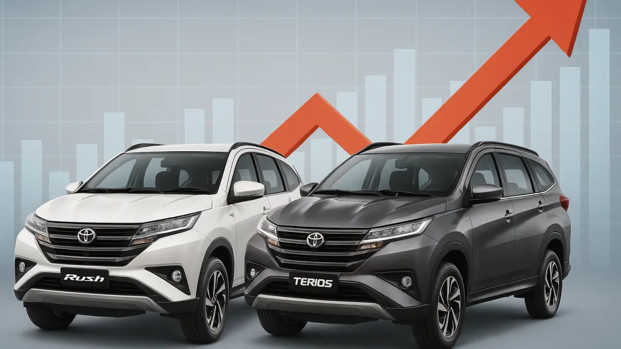 Pasar LSUV Nasional Pulih, Toyota Rush dan Daihatsu Terios Memimpin Tren