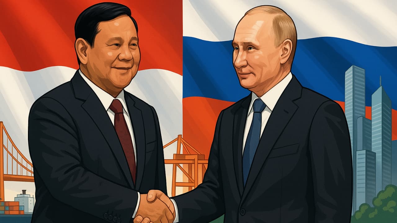 Prabowo Bertemu Putin Bahas Investasi Infrastruktur Strategis