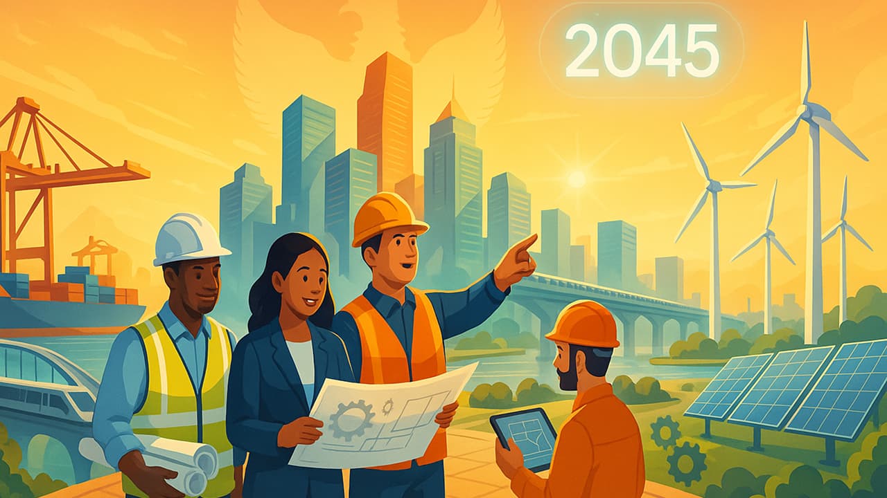 Investasi Infrastruktur Dipacu Menuju Indonesia Emas 2045