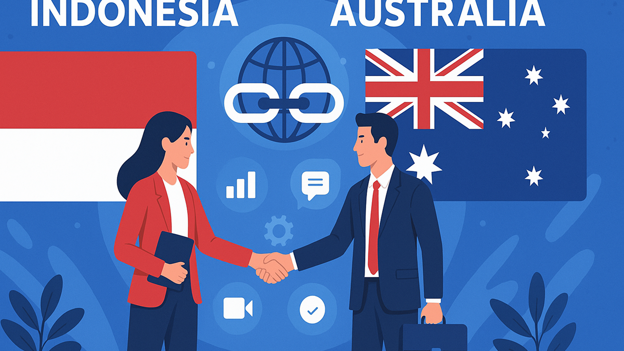 Indonesia Australia Perkuat Kerja Sama Ekonomi Digital Strategis