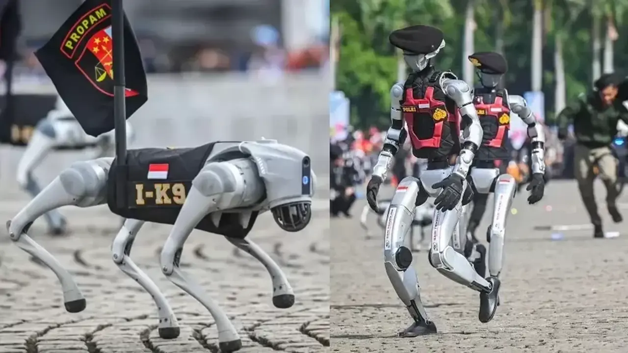 BRIN dan Polri Luncurkan Robot Humanoid Canggih