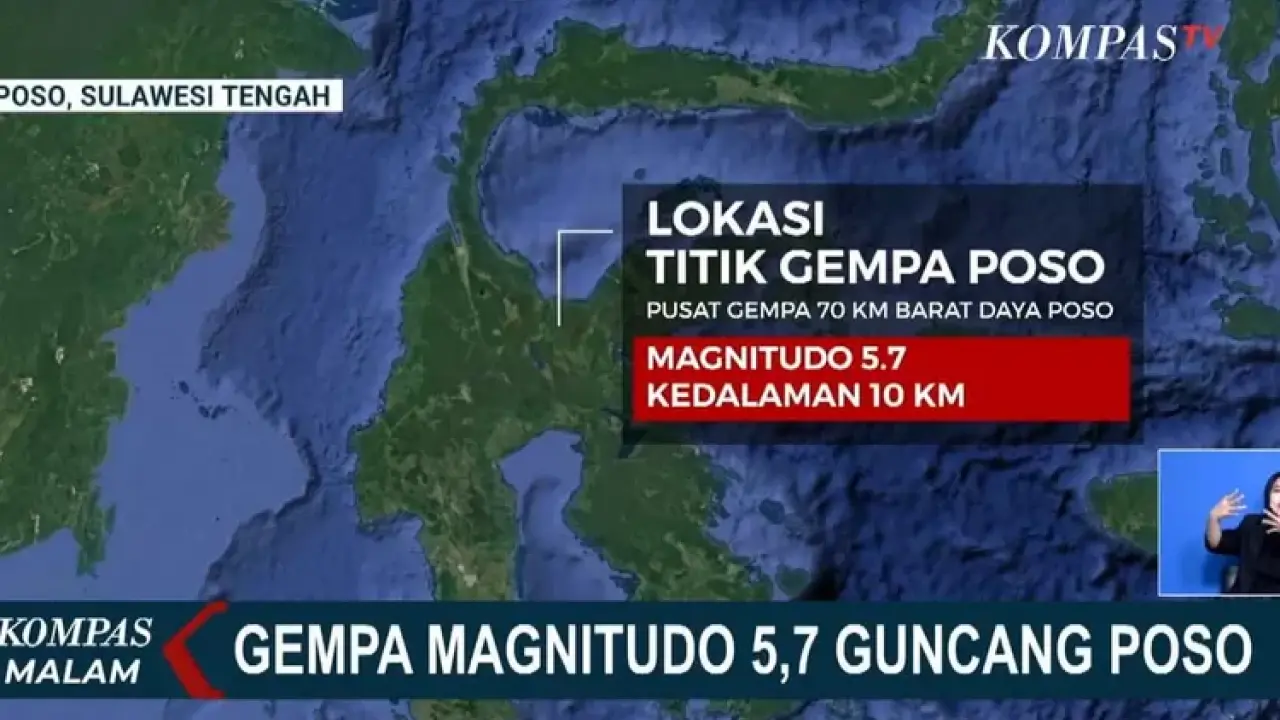 BMKG: Gempa Terasa di Padang, Poso Masih Bergetar