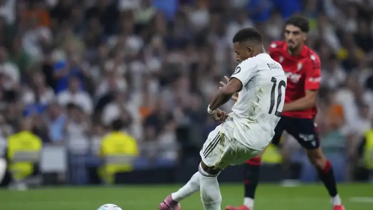 Real Madrid Menang 1-0 atas Osasuna Berkat Penalti Mbappe