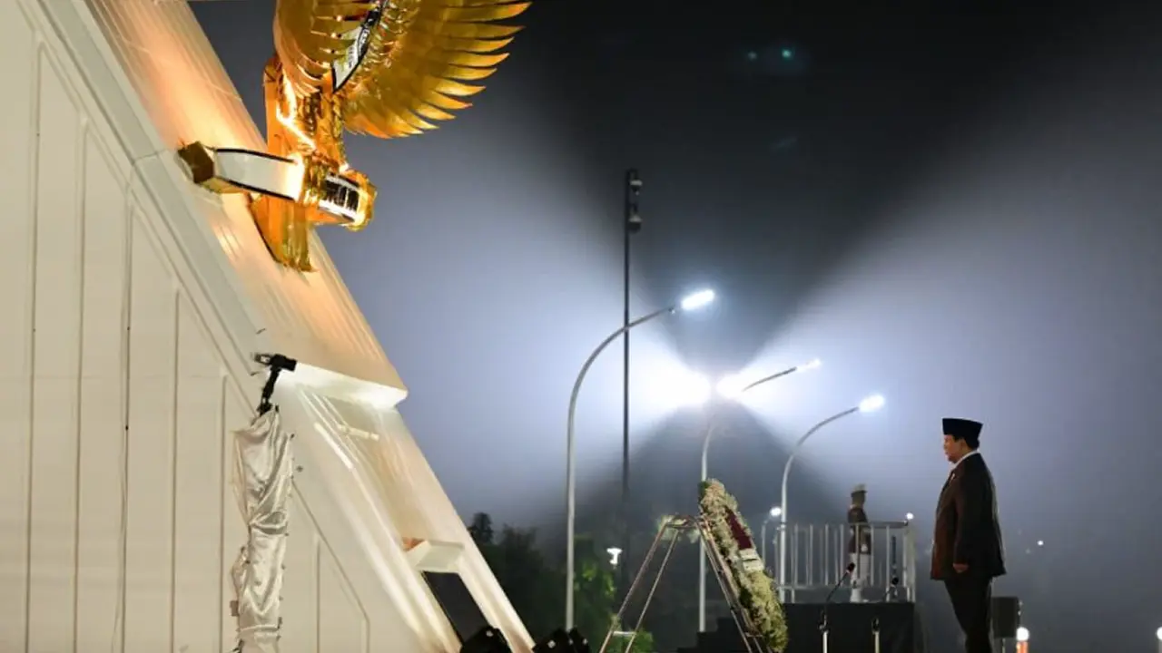 Renungan HUT RI ke-80: Prabowo Pimpin Upacara di TMP Kalibata