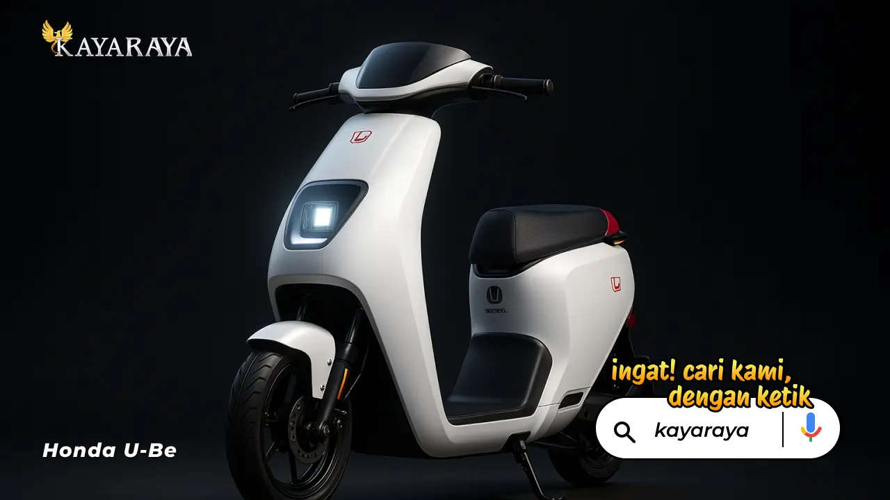 Honda U-Be Skuter Listrik Terbaru Makin Hemat, Baterai 28Ah Tembus 100 Km, Fitur Wi LINK, Harga Mulai Rp8 Jutaan