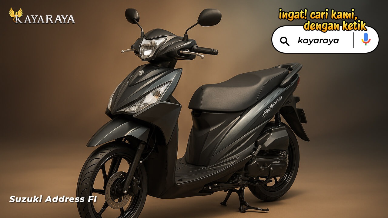Update 2025: Suzuki Address FI Terbaru Dapat Warna Baru, Spesifikasi Lengkap, Harga OTR Jakarta