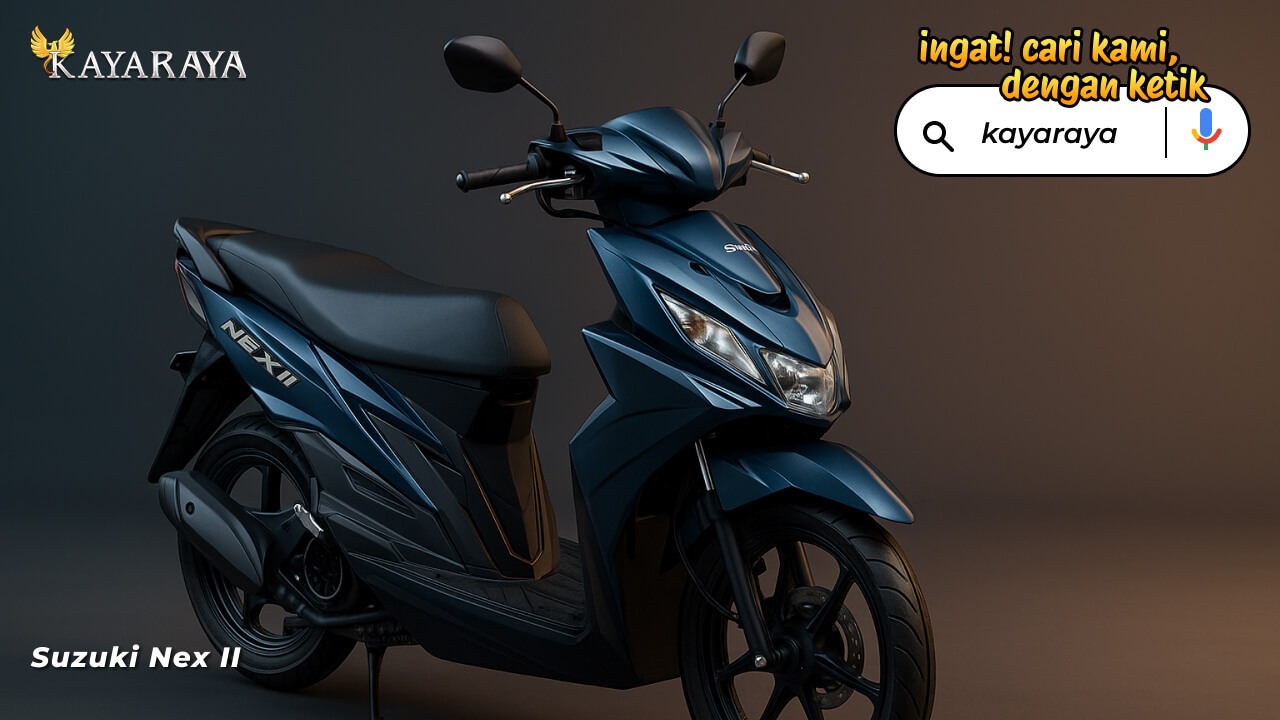 Suzuki Nex II Harga Terbaru: Rp20,1–21,3 Juta, Komuter Irit dengan Fitur Kekinian
