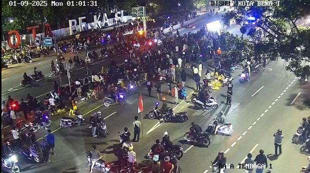 Pantauan CCTV di Beberapa Titik Bekasi Malam Ini
