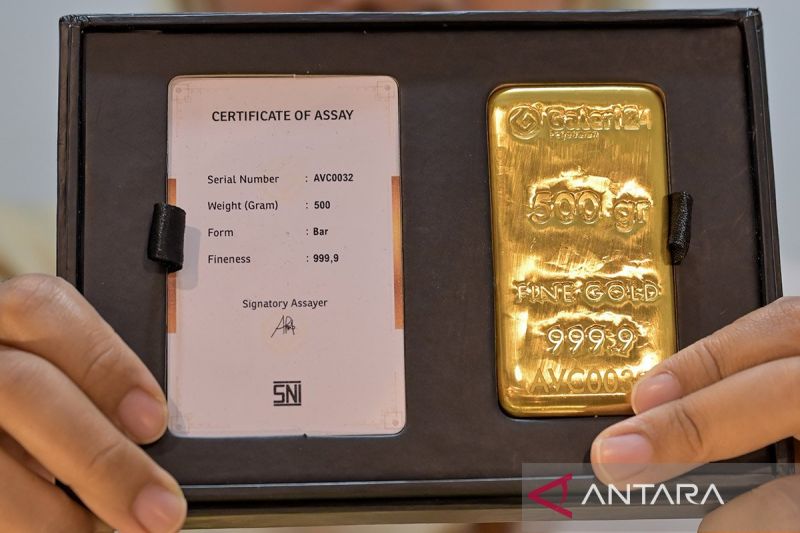 Harga Emas di Pegadaian Senin Ini Tetap Stabil dan Konsisten